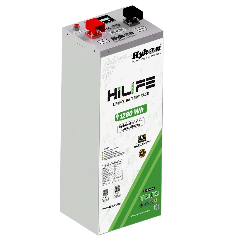 Hykon HiLIFE 12.8V 100Ah LiFePO4 Battery