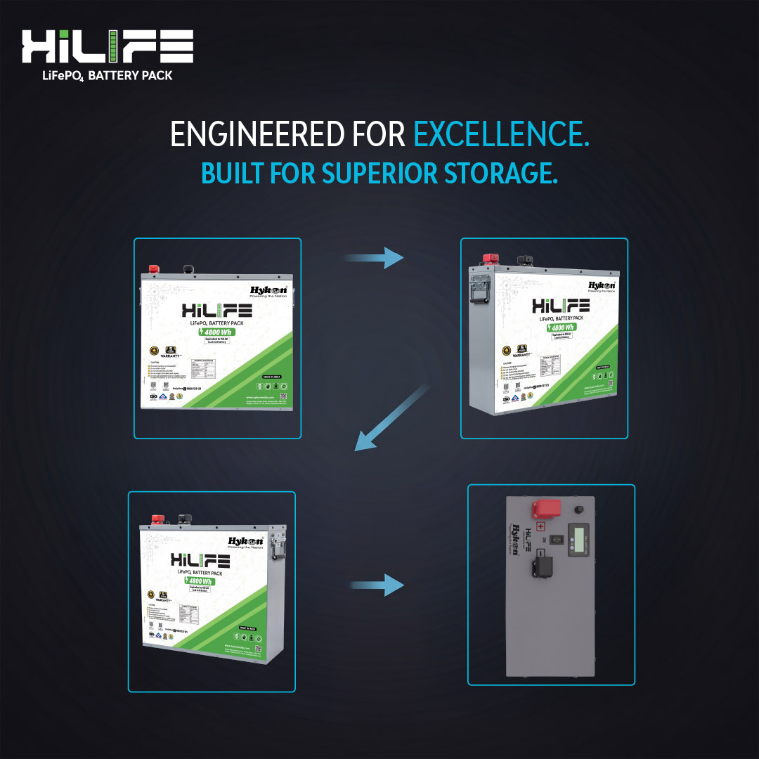 Hykon HiLIFE 48V 100Ah LiFePO4 Battery