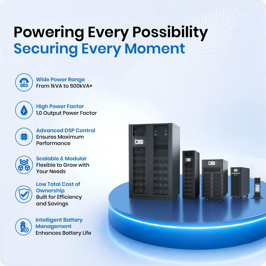 TRANQL SERIES 10KVA-20KVA 1PH-1PH ONLINE UPS
